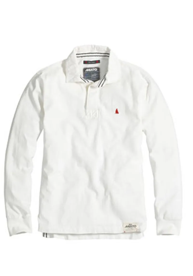 Musto Mens Bospherous Rugby Shirt - White - XL