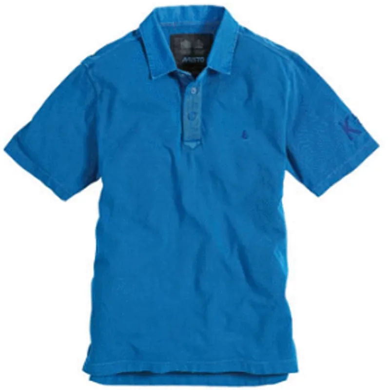 Musto Mens Canvas Collar Polo Shirt - Insignia Blue