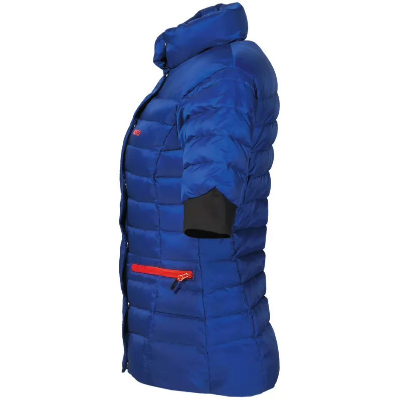 Musto ZP176 Short Sleeve Down Ladies Jacket Royal Blue Redpost