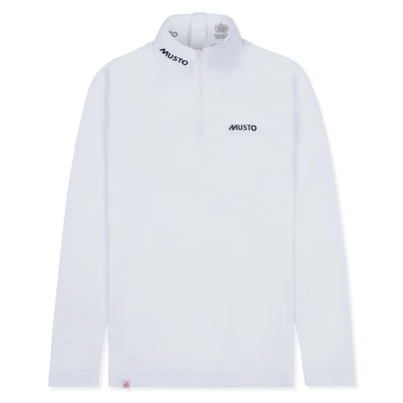 Musto Performance Long Sleeved Competition Stock Shirt - White