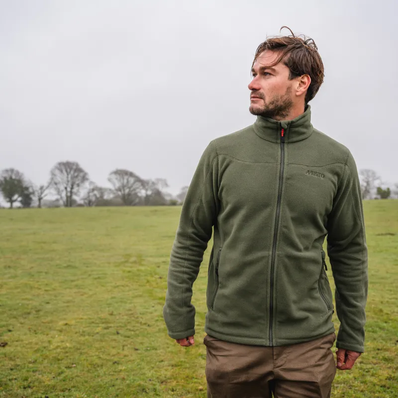 Musto Corsica Full Zip 200g Mens Polartec Fleece - Deep Green-1