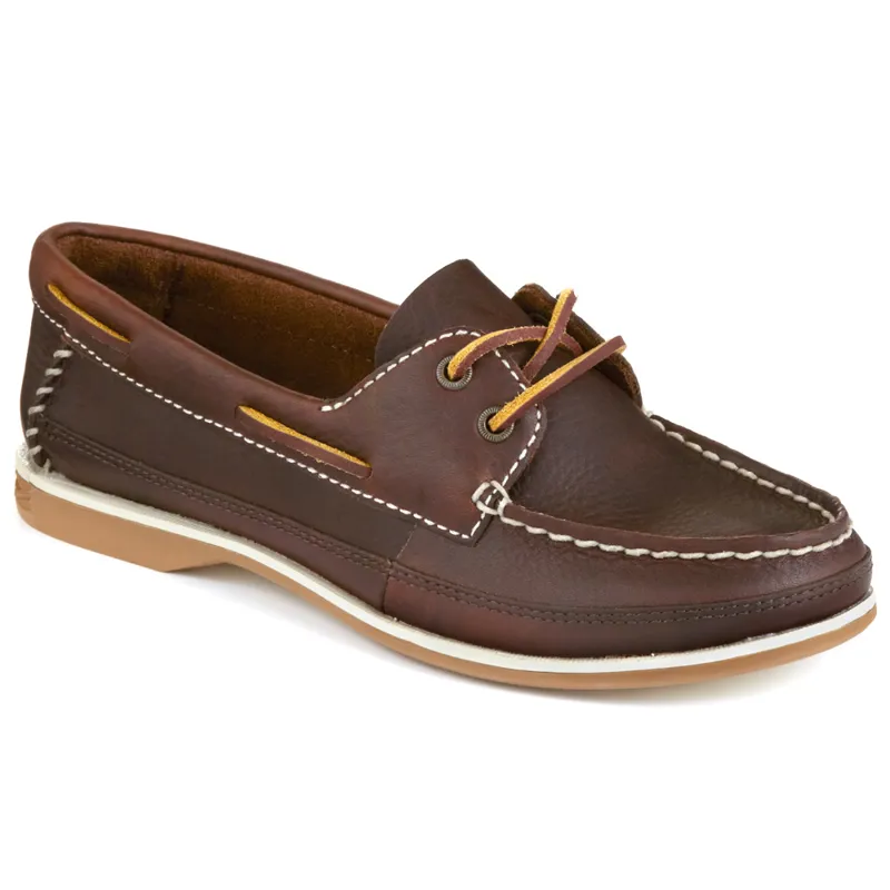 Musto Jetto Ladies Deck Shoe By Clarks Dark Brown