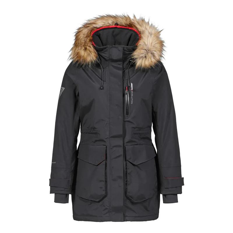 Musto Evolution PrimaLoft Ladies Waterproof Parka Jacket - Black