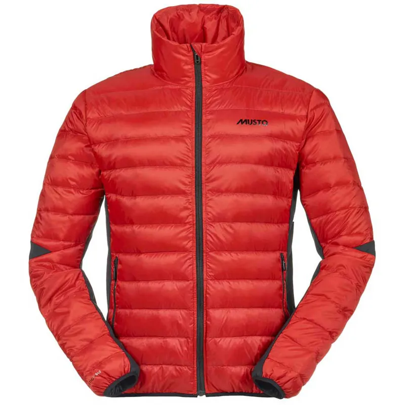 Musto Evolution Ridgeline Mens Down Jacket Fire Orange