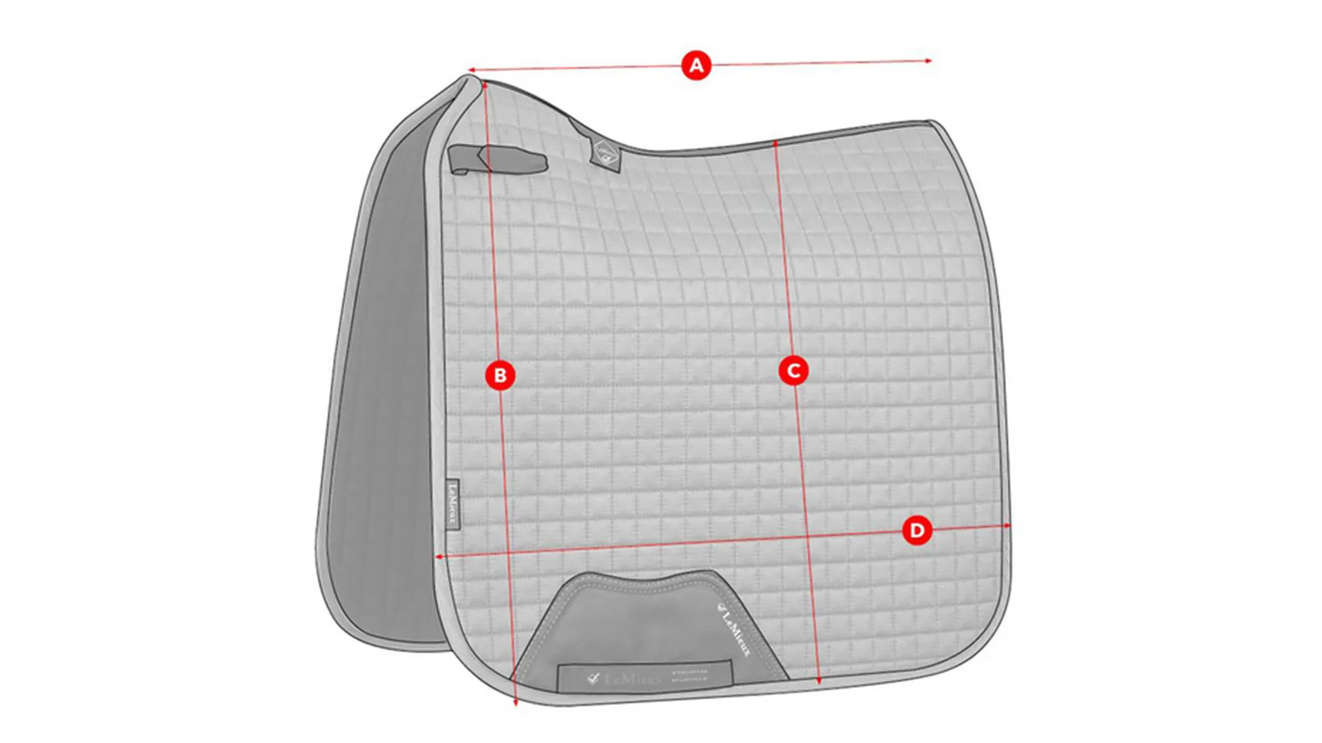 LeMieux Essence Saddle Pad Dressage Size