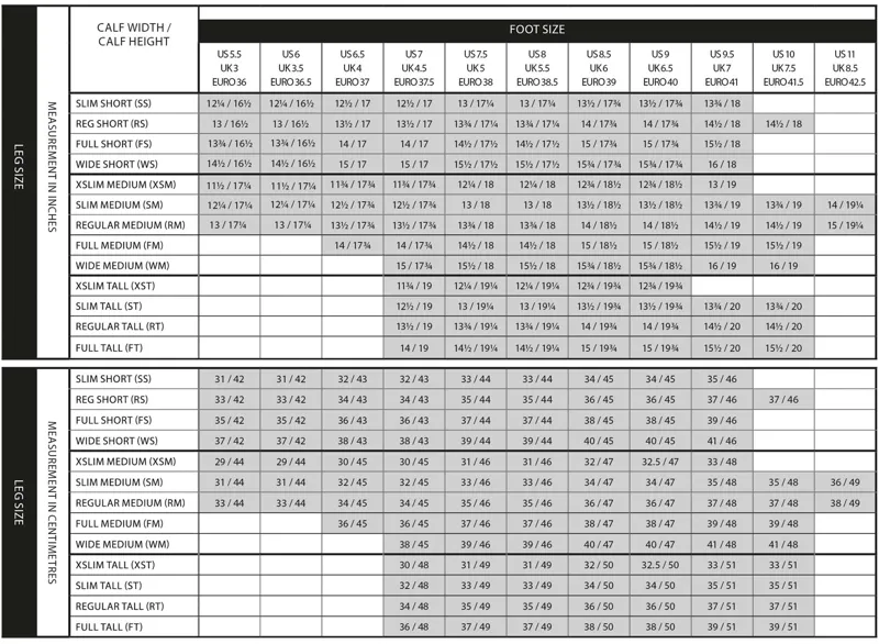 Ariat Contour II Field Boots Sizing