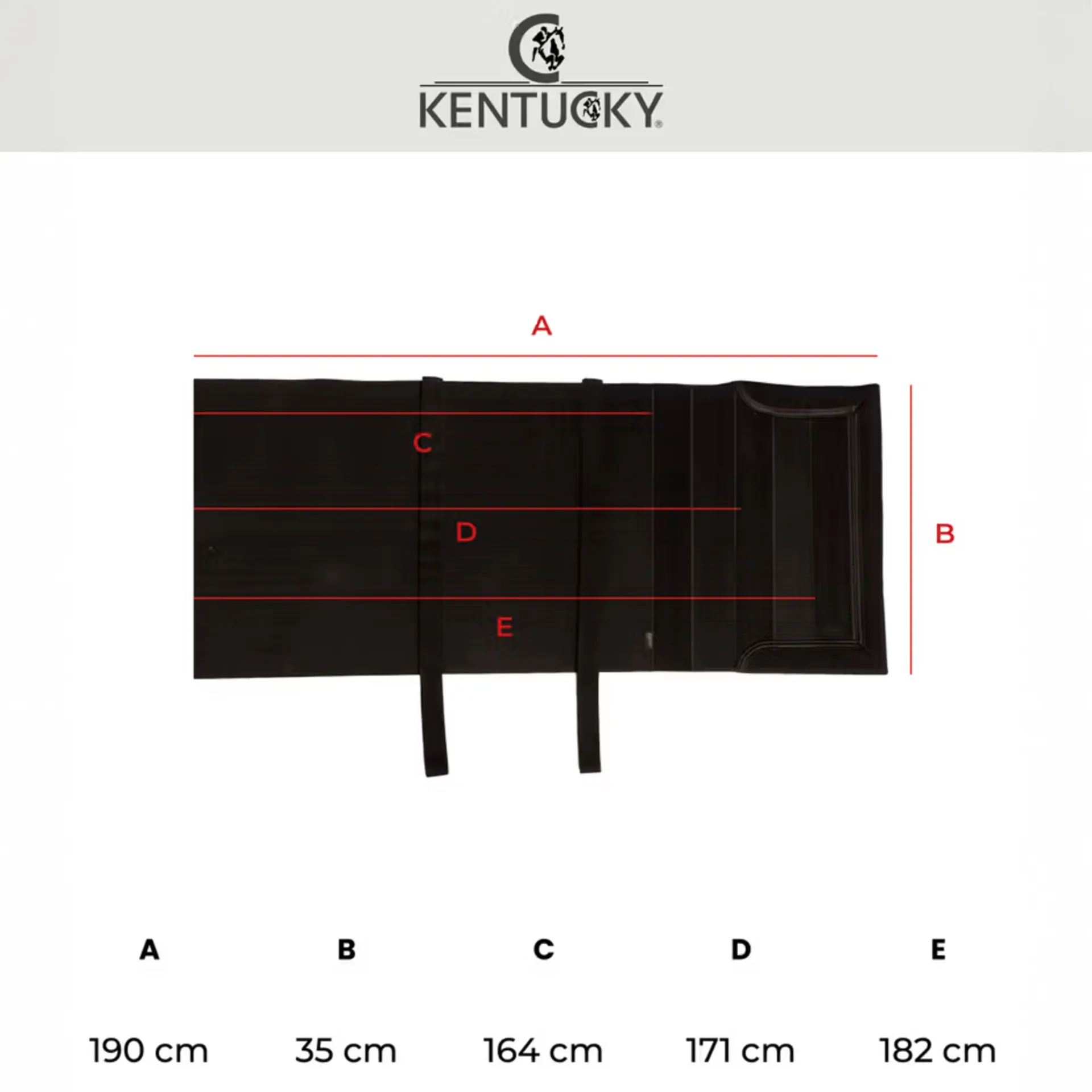 kentucky horse belly band size guide