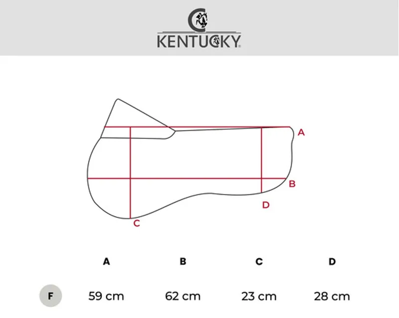 Kentucky Equaliser Half Pad Size Chart