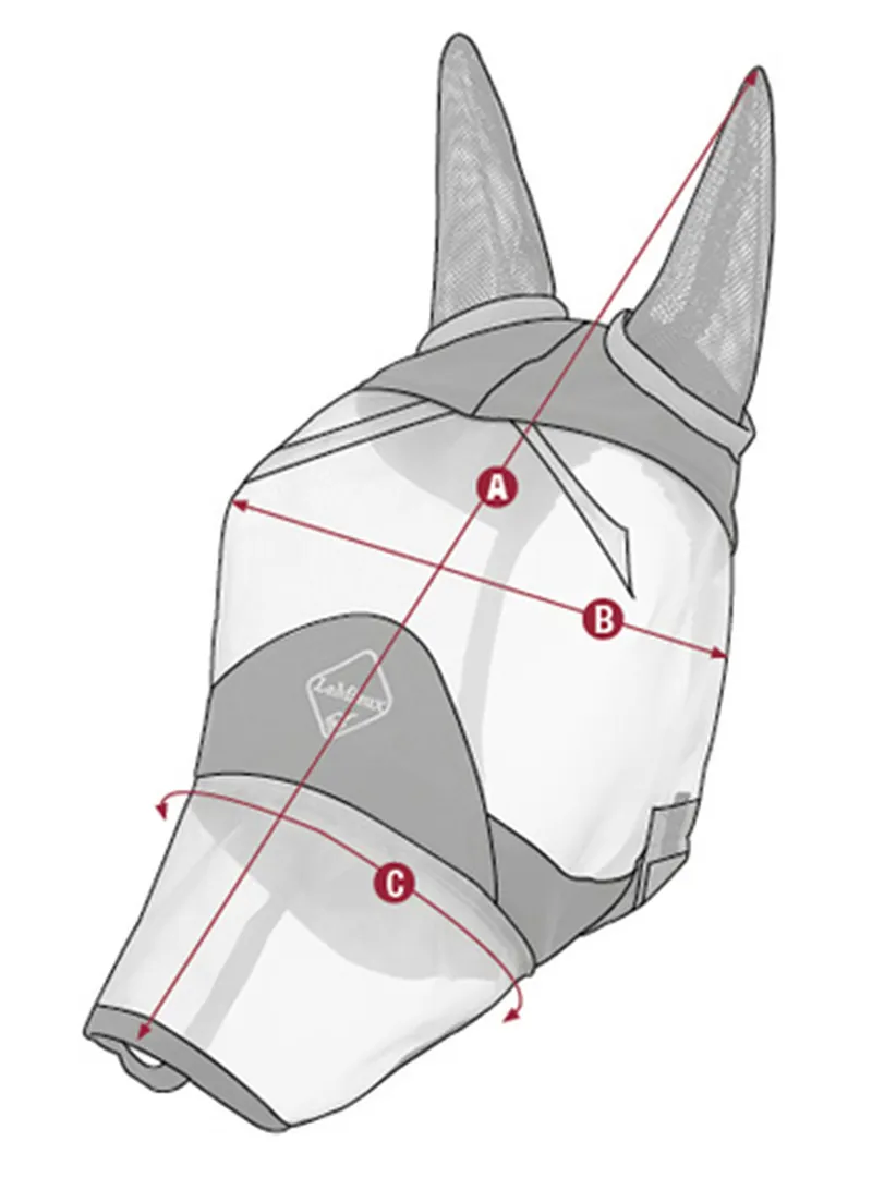 LeMieux Fly Mask Size Guide