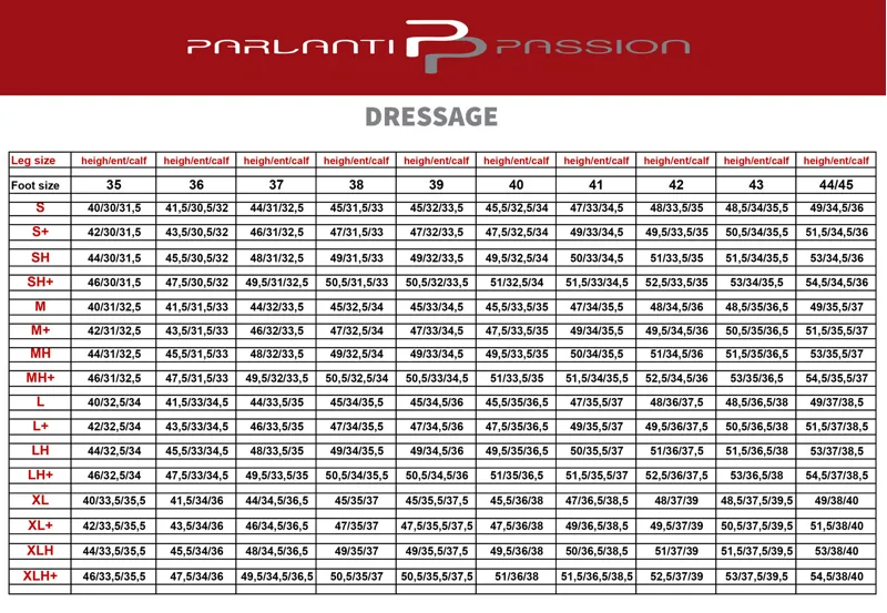 Denver Boot Sizing