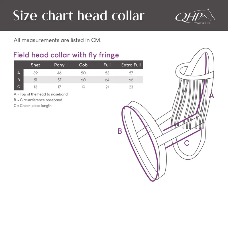 qhp-field-headcollar-with-fly-fringe-sizing