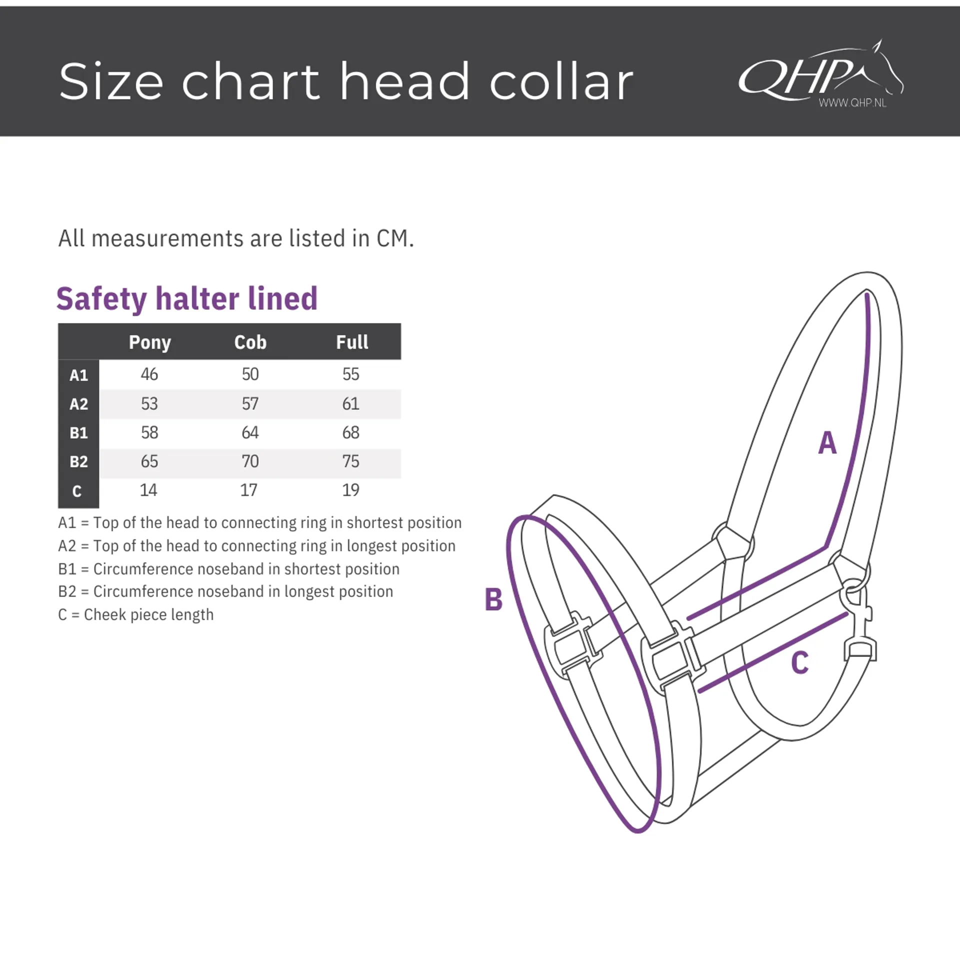 Fleece lined head collar