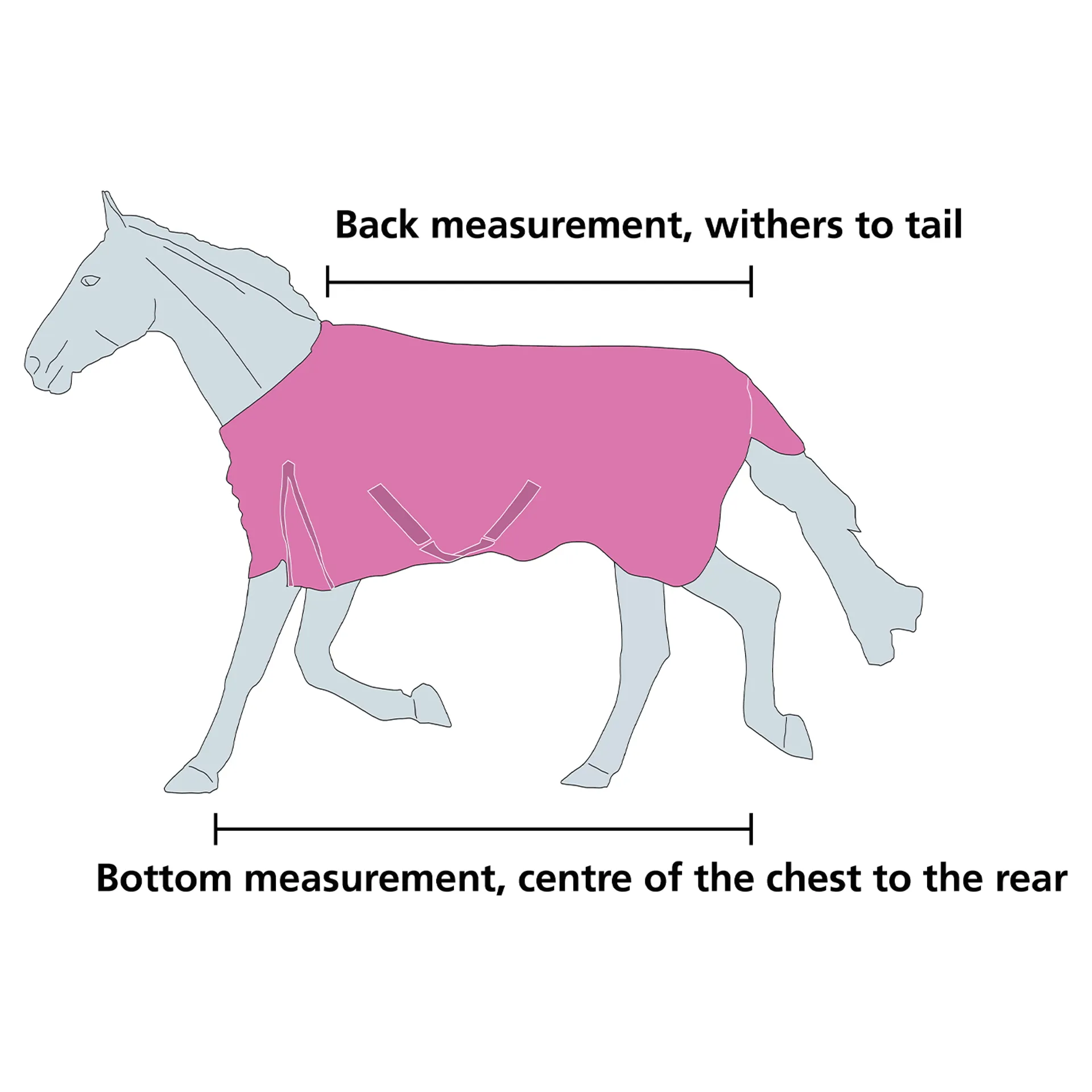 Shires Typhoon Horse Rug Sizing