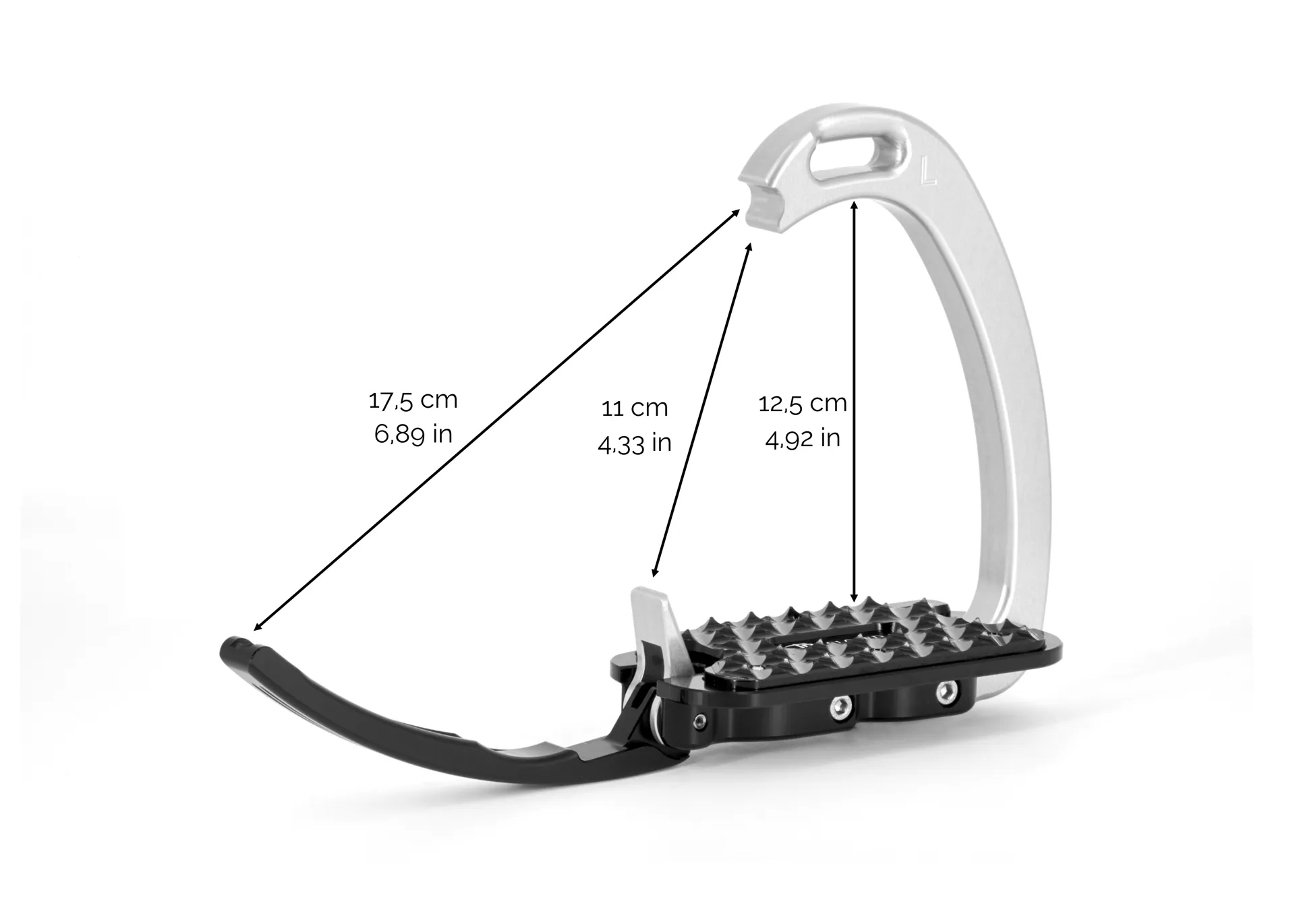 Tech Venice fit 8 stirrup size guide