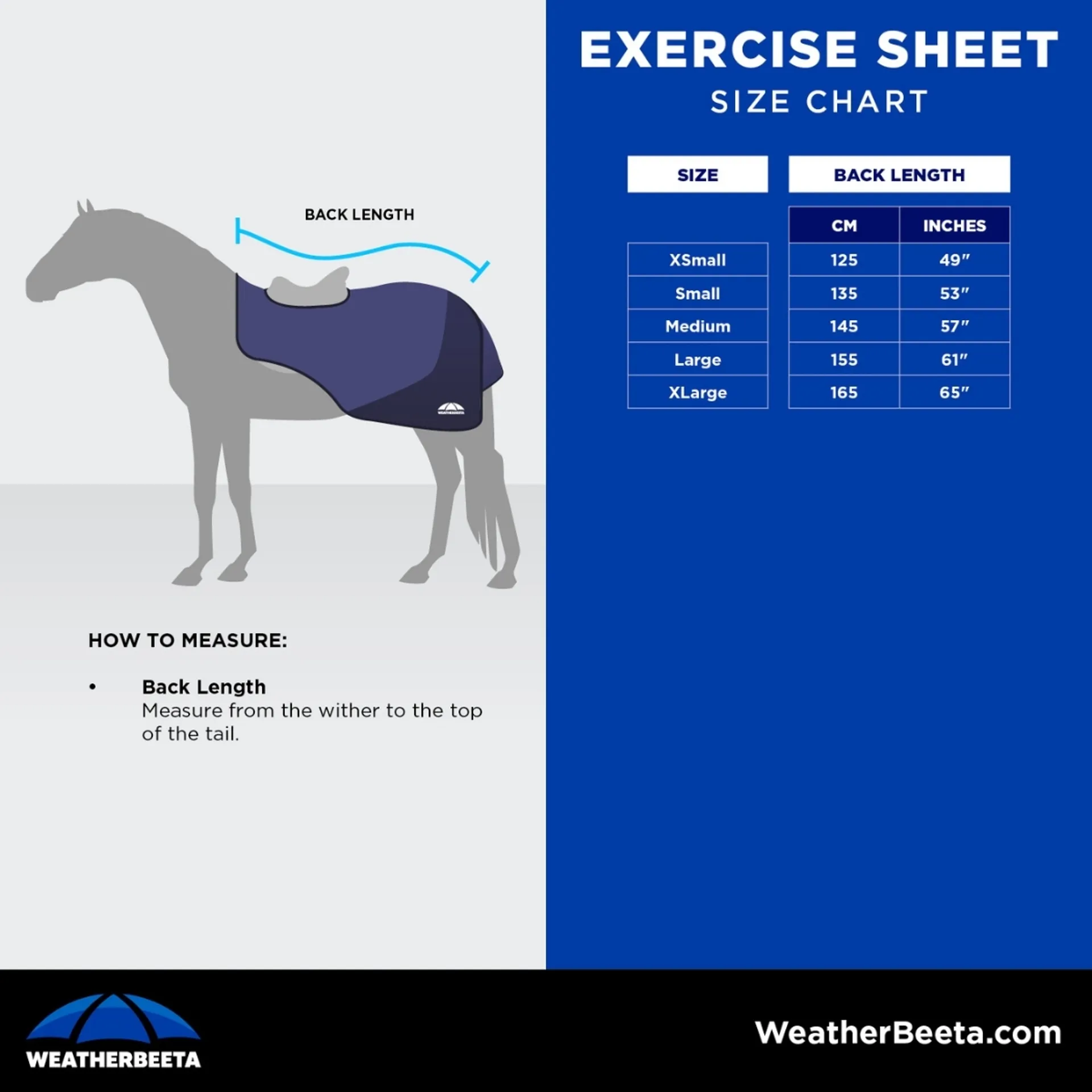 WeatherBeeta Excerise fleece Rug