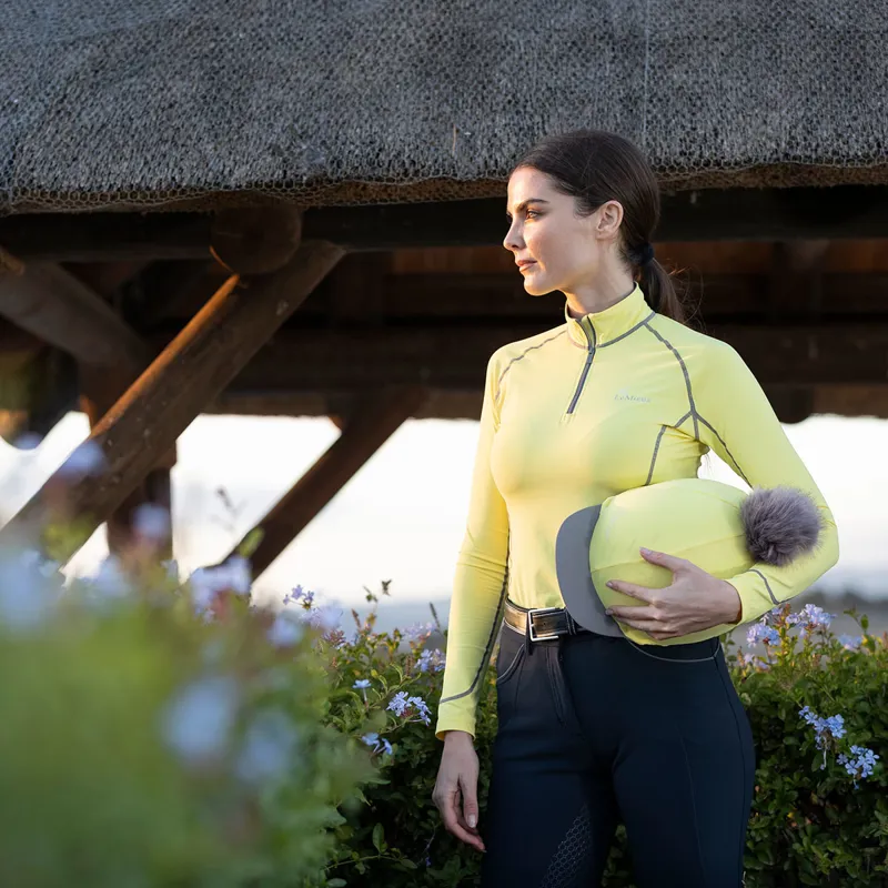 My LeMieux Ladies Base Layer - Citron-3
