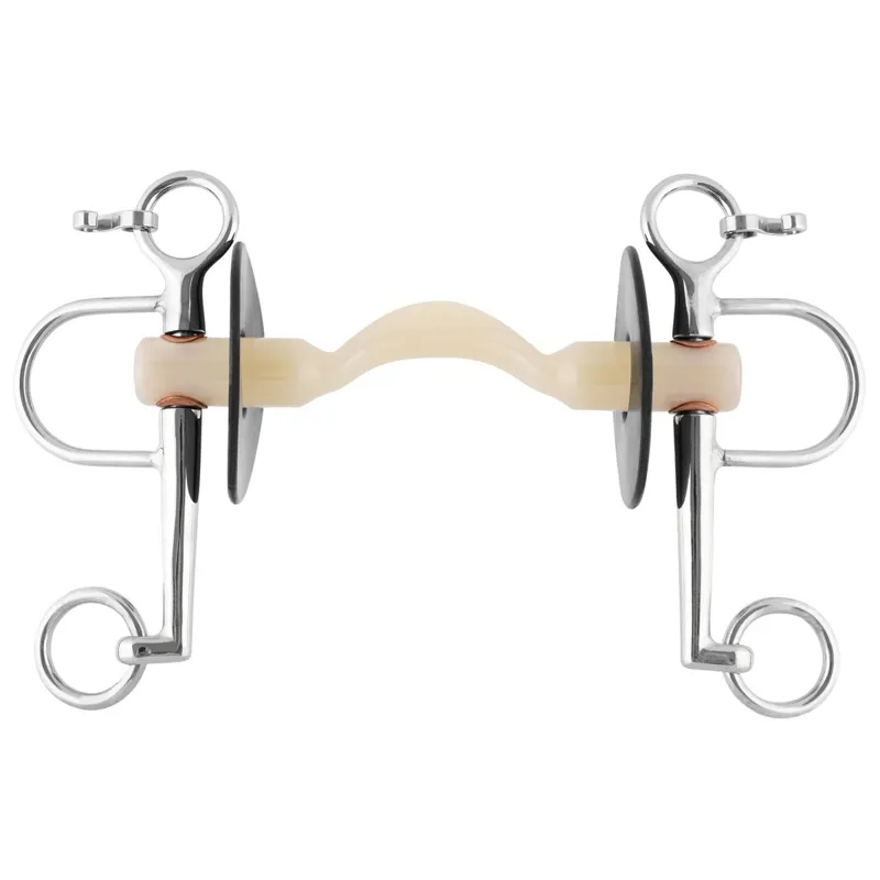 Nathe Pelham with Soft Ported Mullen Mouth - 7cm Cheeks/20mm Thick