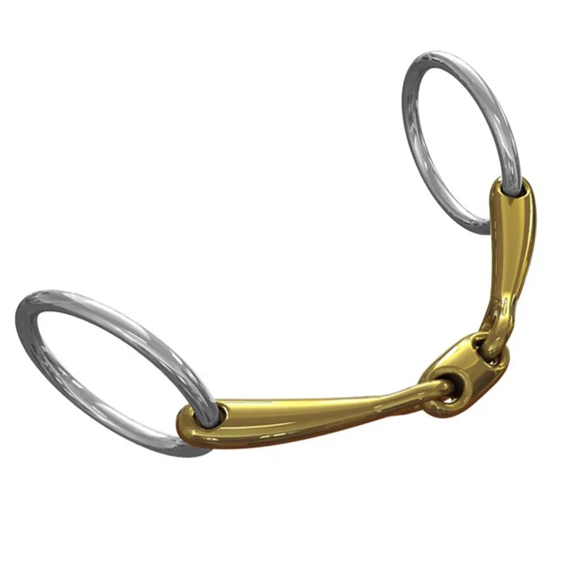 Neue Schule Tranz Angled Lozenge Loose Ring Snaffle Pony Bit