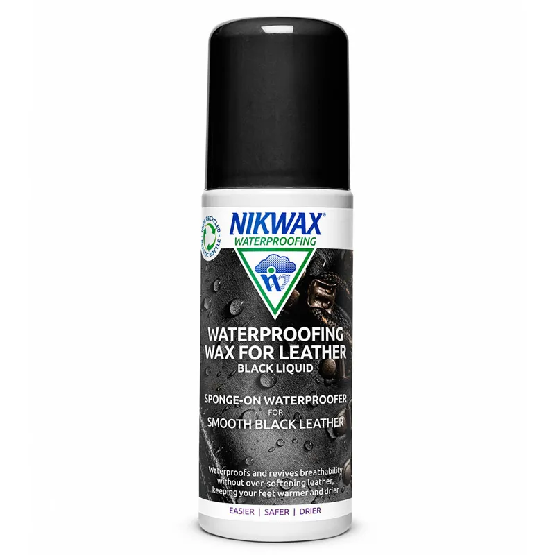 Nikwax Waterproofing Wax Liquid for Leather - Black