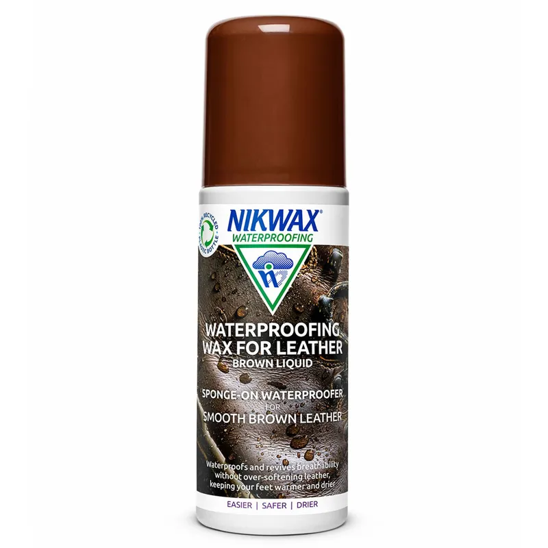 Nikwax Waterproofing Wax Liquid for Leather - Brown