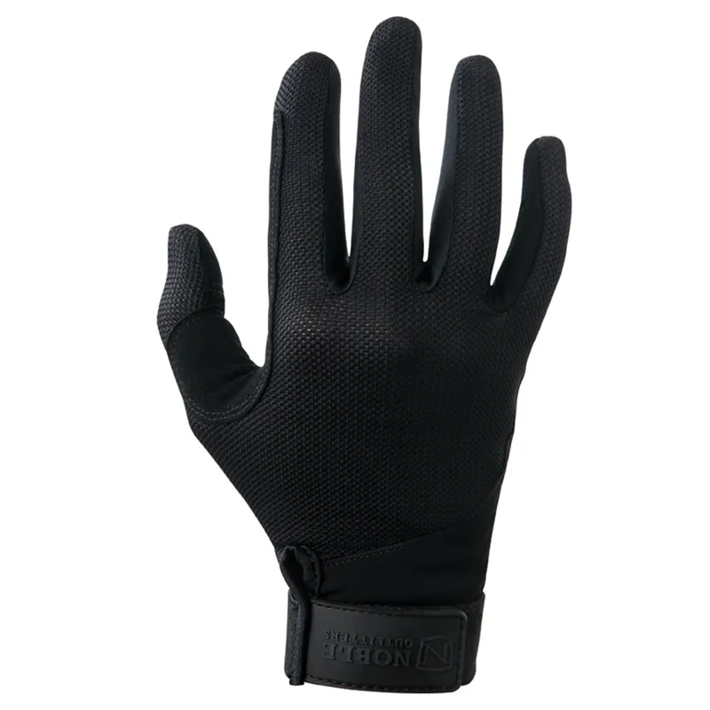 Noble Perfect Fit Cool Mesh Riding Gloves - Black - Redpost Equestrian