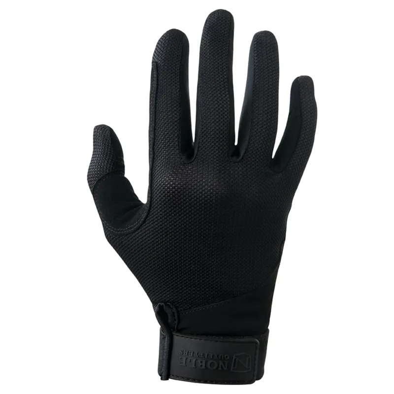 Noble Perfect Fit Cool Mesh Riding Gloves Black Redpost Equestrian
