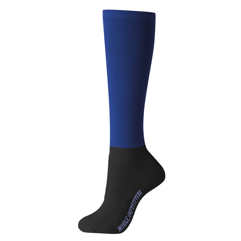 Noble Over The Calf Peddies Adults Socks - Solid Navy