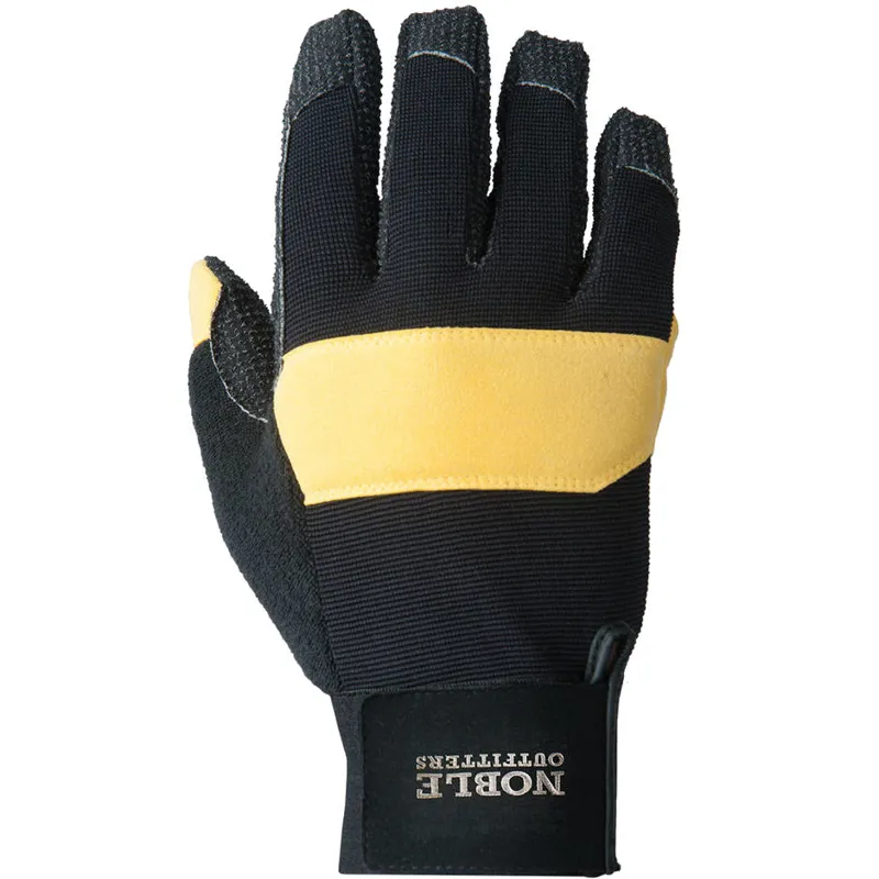 Noble Hay Bucker Gloves - Black/Tan-1