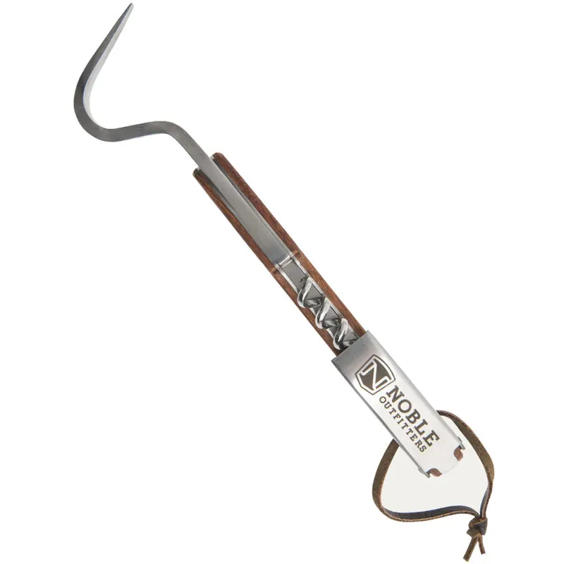 Noble Wine Down Hoof Pick - Woodgrain