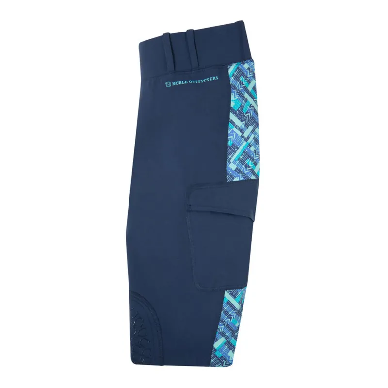 Noble Balance Riding Tights - Navy/Printed-1