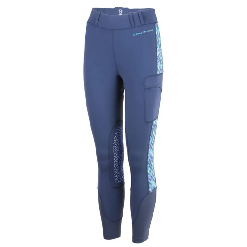 Noble Balance Riding Tights Navy/Printed
