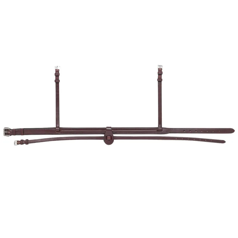 Equiline NB0446 Padded Noseband with Removable Flash - Brown