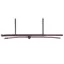 Equiline NB0446 Padded Noseband with Removable Flash - Brown