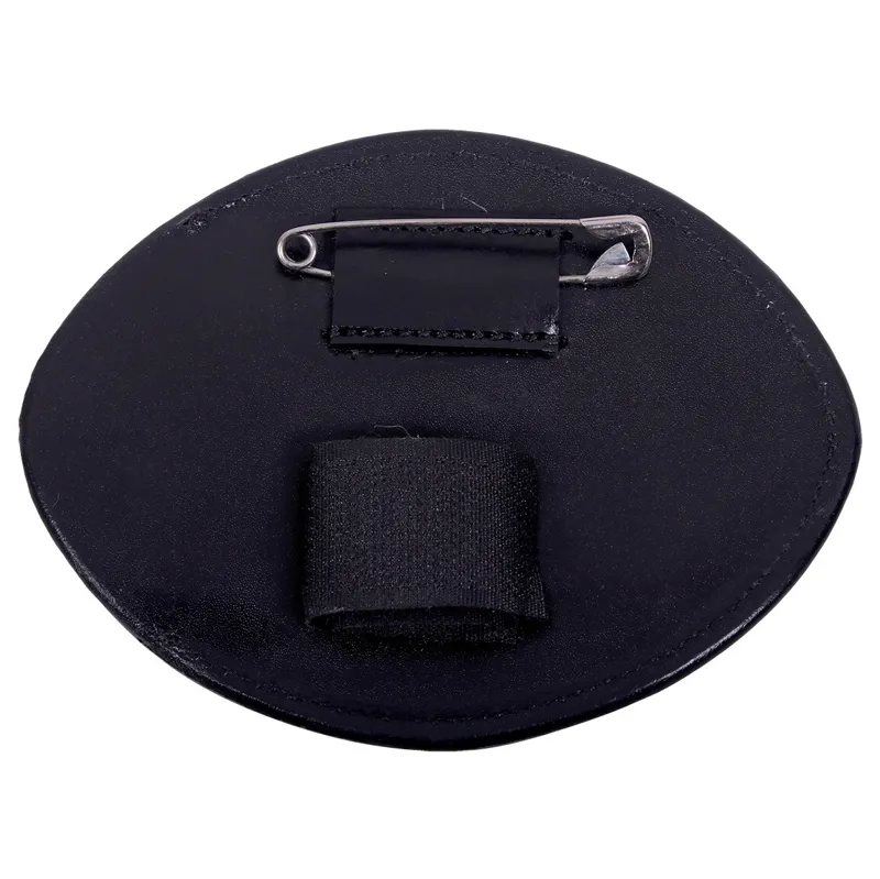 QHP Modeste Oval Number Holder 2 Pack - Black-2