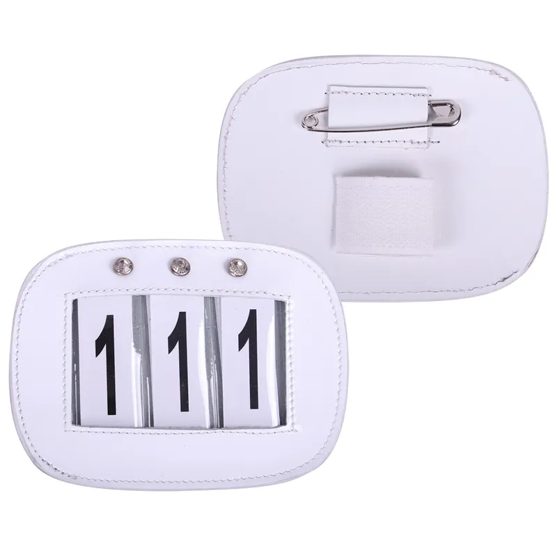 QHP Number Holder 2 Pack - White