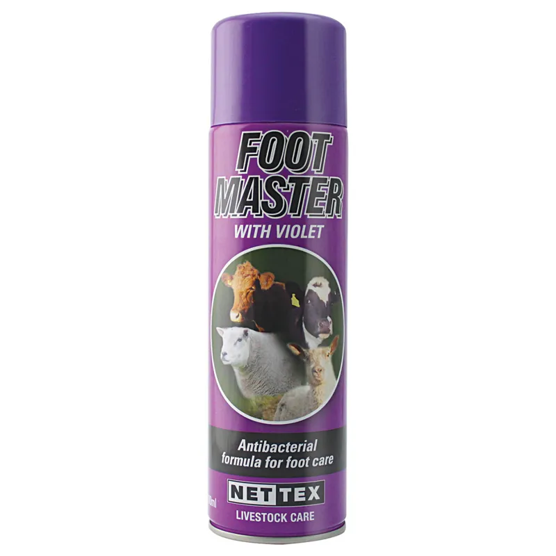 Nettex Foot Master Aerosol with Violet Spray