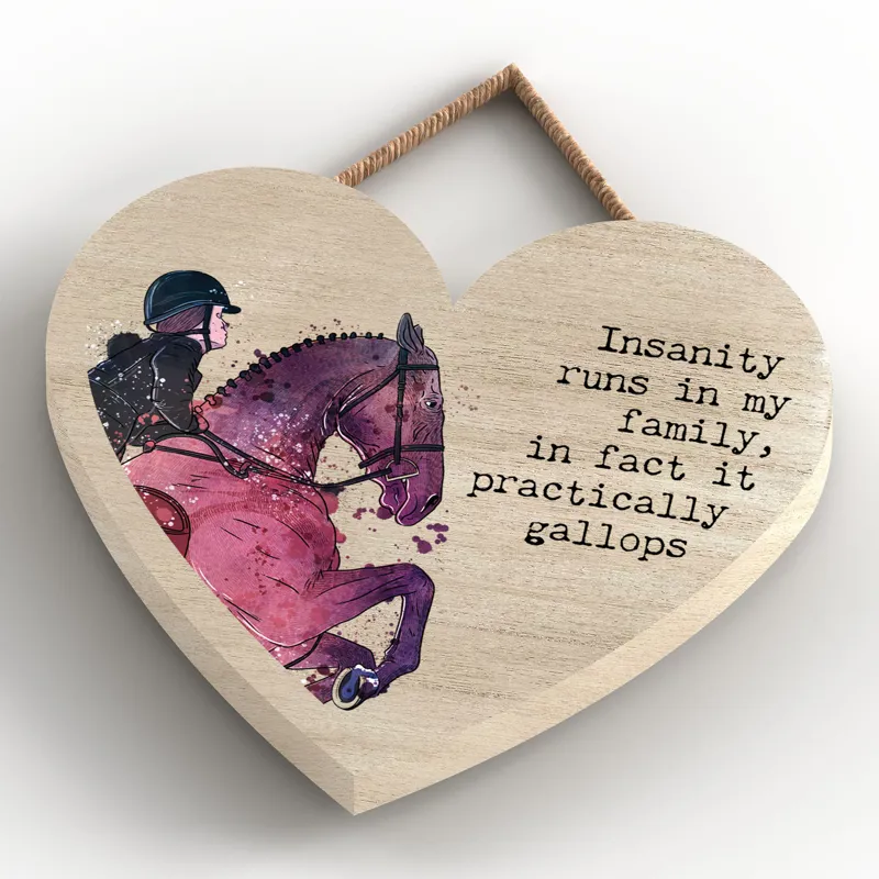 Vivid Squid Small Heart Plaque - Gallops-3