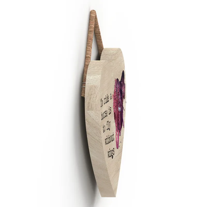 Vivid Squid Small Heart Plaque - Ride A Horse-4