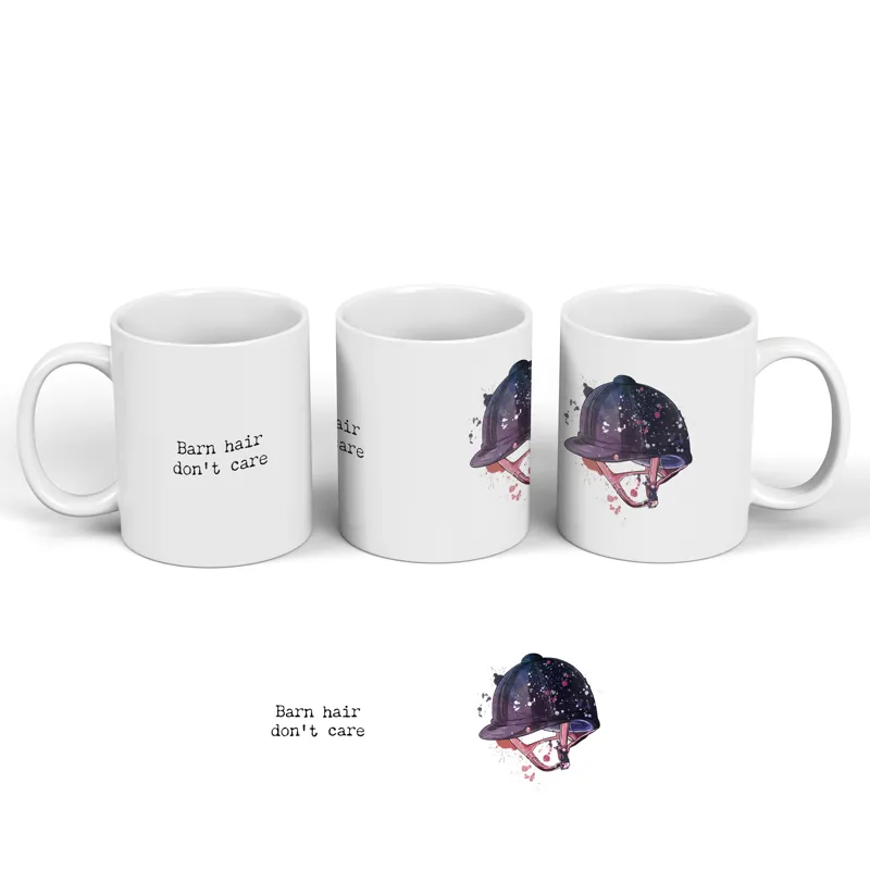 Vivid Squid Ceramic Mug - Barn Hair Don't Care-1