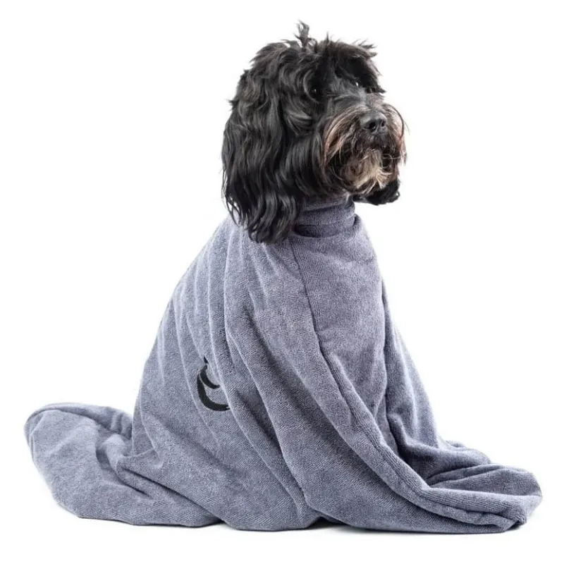 Pawdaw of London Luxury Dog Drying Bag Grey
