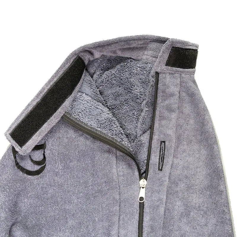 Pawdaw of London Luxury Dog Drying Bag - Grey-3