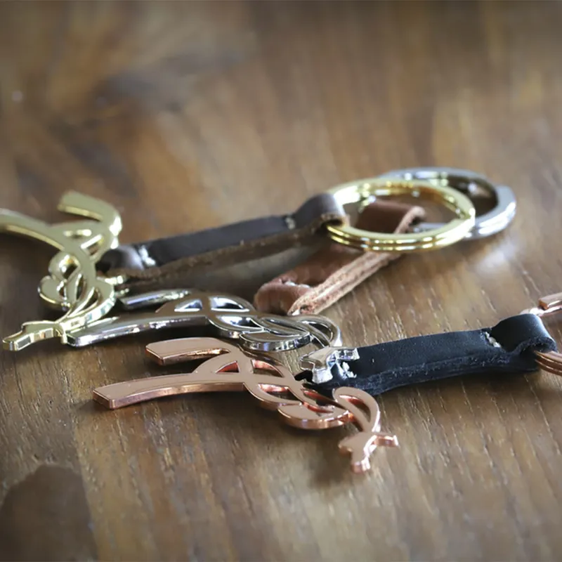 Penelope Leprevost Horse Key Ring - Cognac/Silver-3