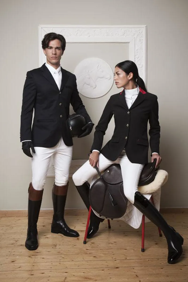 Pessoa Canela Technical Ladies Show Jacket - Black/Red-2