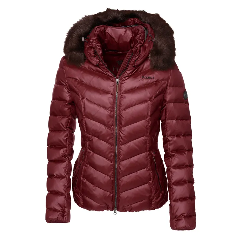 Pikeur Tabelle Premium Ladies Jacket - Mahogany Red