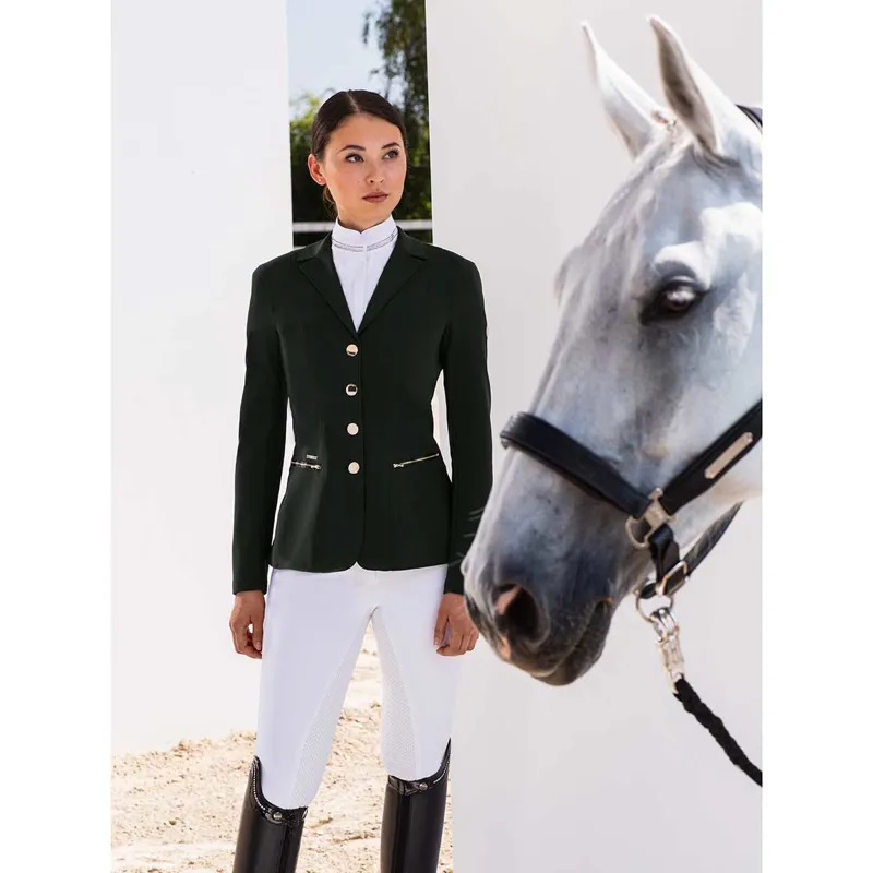 Pikeur Paulin Ladies Competition Jacket - Dark Green-3