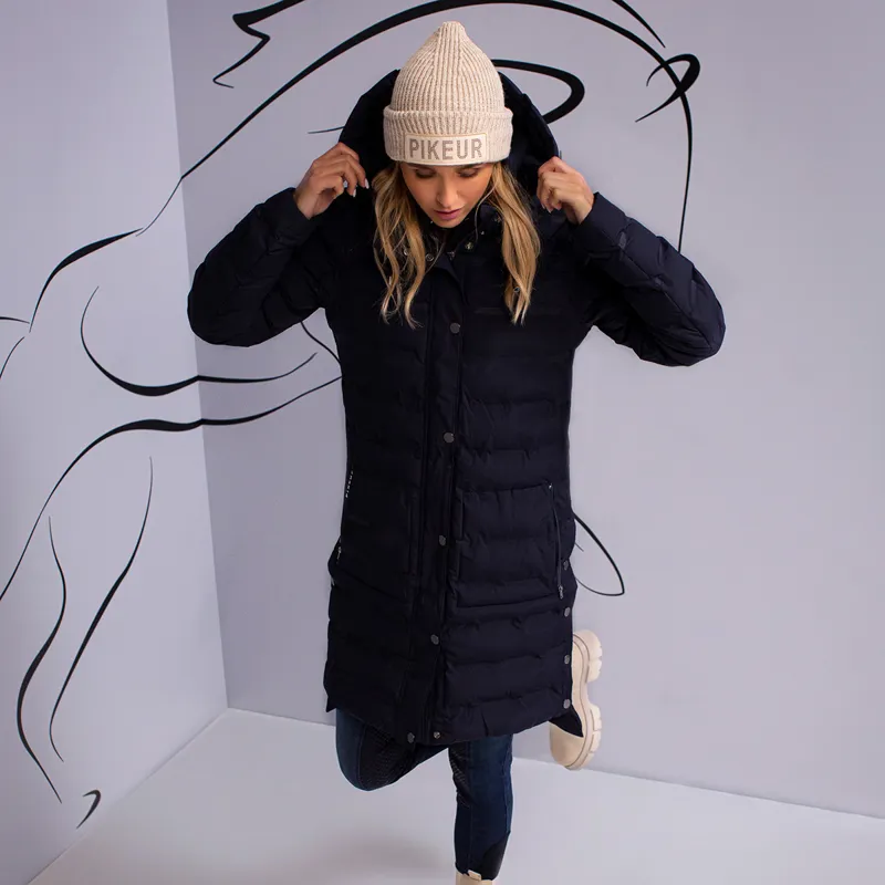 Pikeur Amara Sports Ladies Waterproof Long Jacket Night Sky
