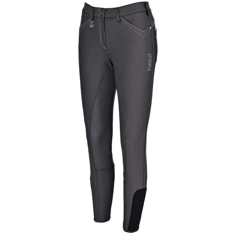 Pikeur Piana Grip Full Seat Ladies Breeches - Dark Shadow-1