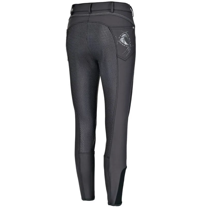 Pikeur Piana Grip Full Seat Ladies Breeches - Dark Shadow-2