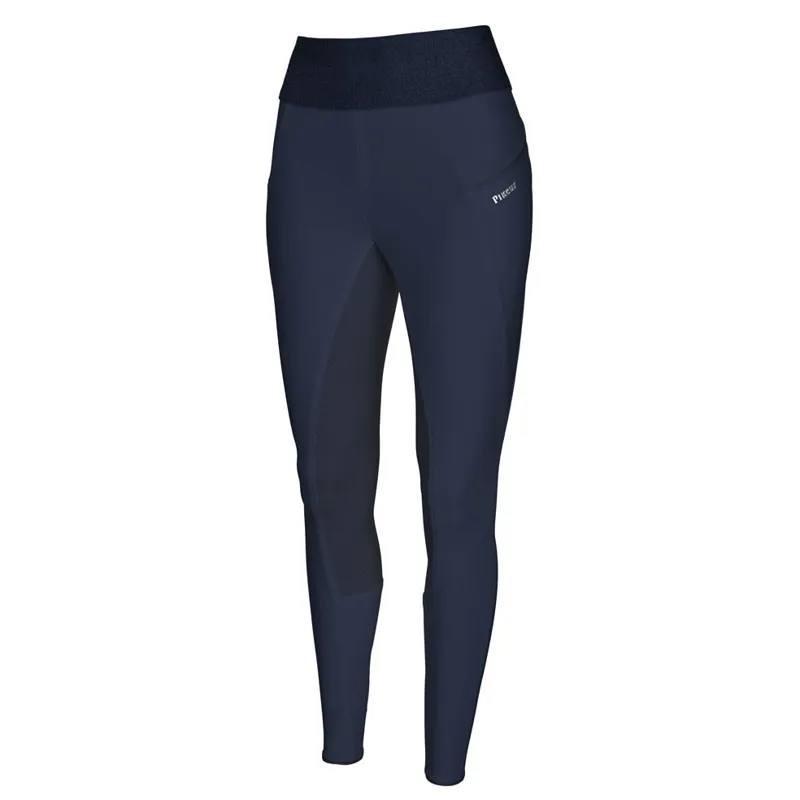 Pikeur Hanne Grip Full Seat Softshell Ladies Riding Tights - Nightblue
