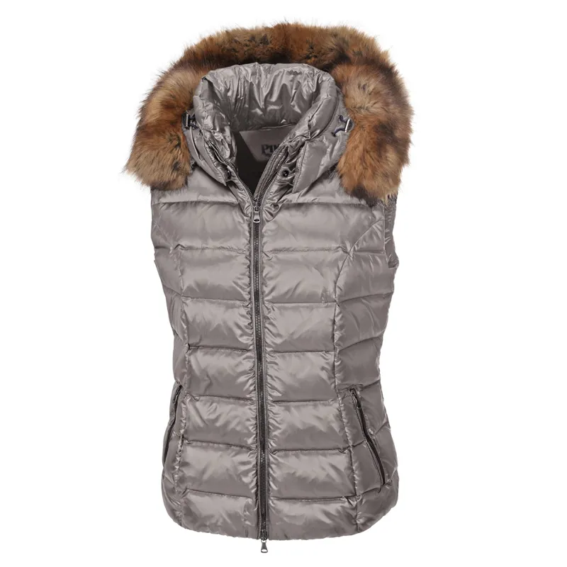 Pikeur Alice Premium Ladies Gilet - Silver Grey